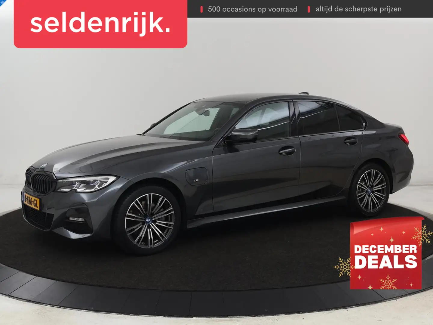 BMW 320 3-serie 320e M Sport | Leder | Trekhaak | Stoelver Grijs - 1