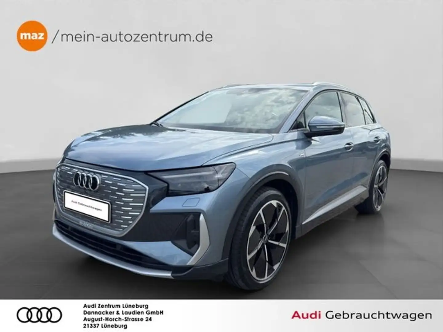 Audi Q4 e-tron 50 quattro S line Alu21 MatrixLED Pano Blau - 2