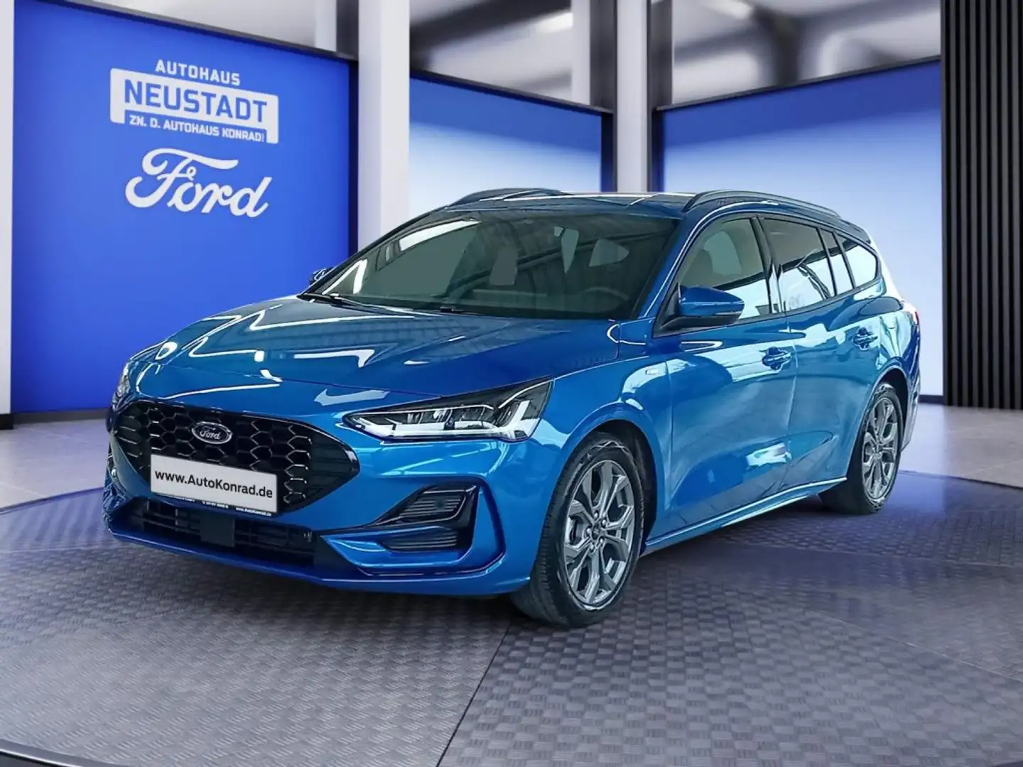 Ford Focus Turnier 1.0 MHEV Aut. ST-LINE X *WinterPk*ACC* Blau - 1