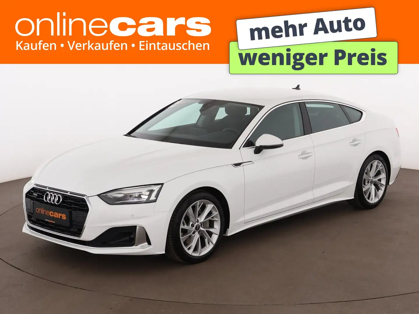 Audi A5 SB 40 TDI quattro advanced Aut LED RADAR NAVI Weiß - 1