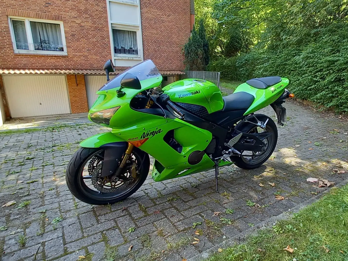 Kawasaki Ninja ZX-6R ZX-6RR Vert - 2