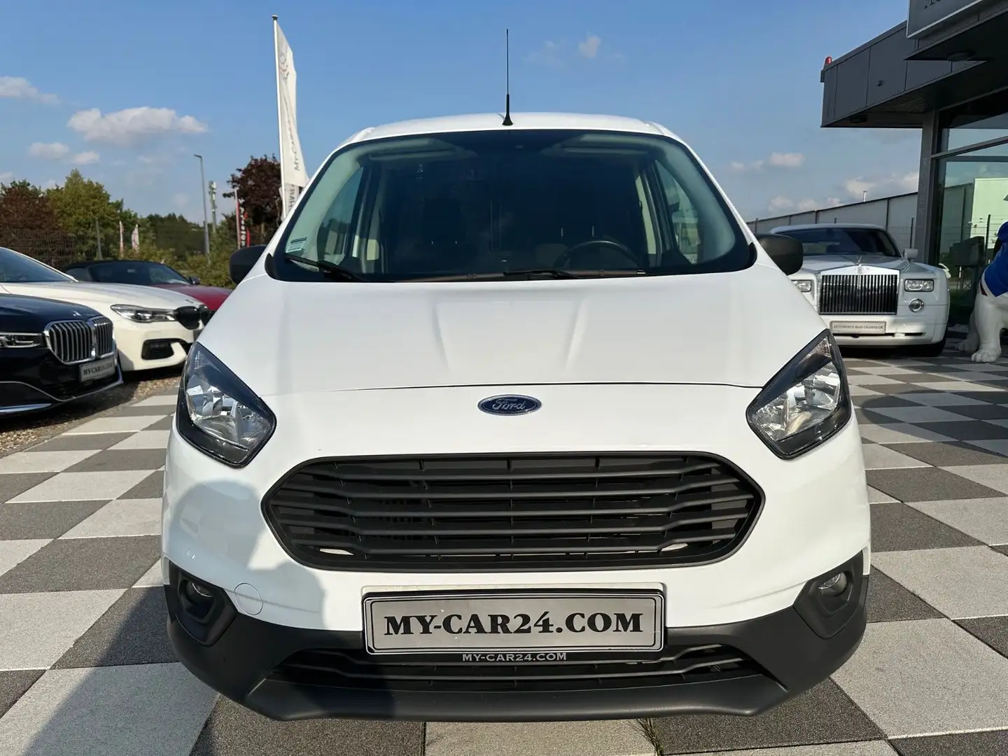 Ford Transit Courier -Klimaautomatik -Scheckheft Білий - 2