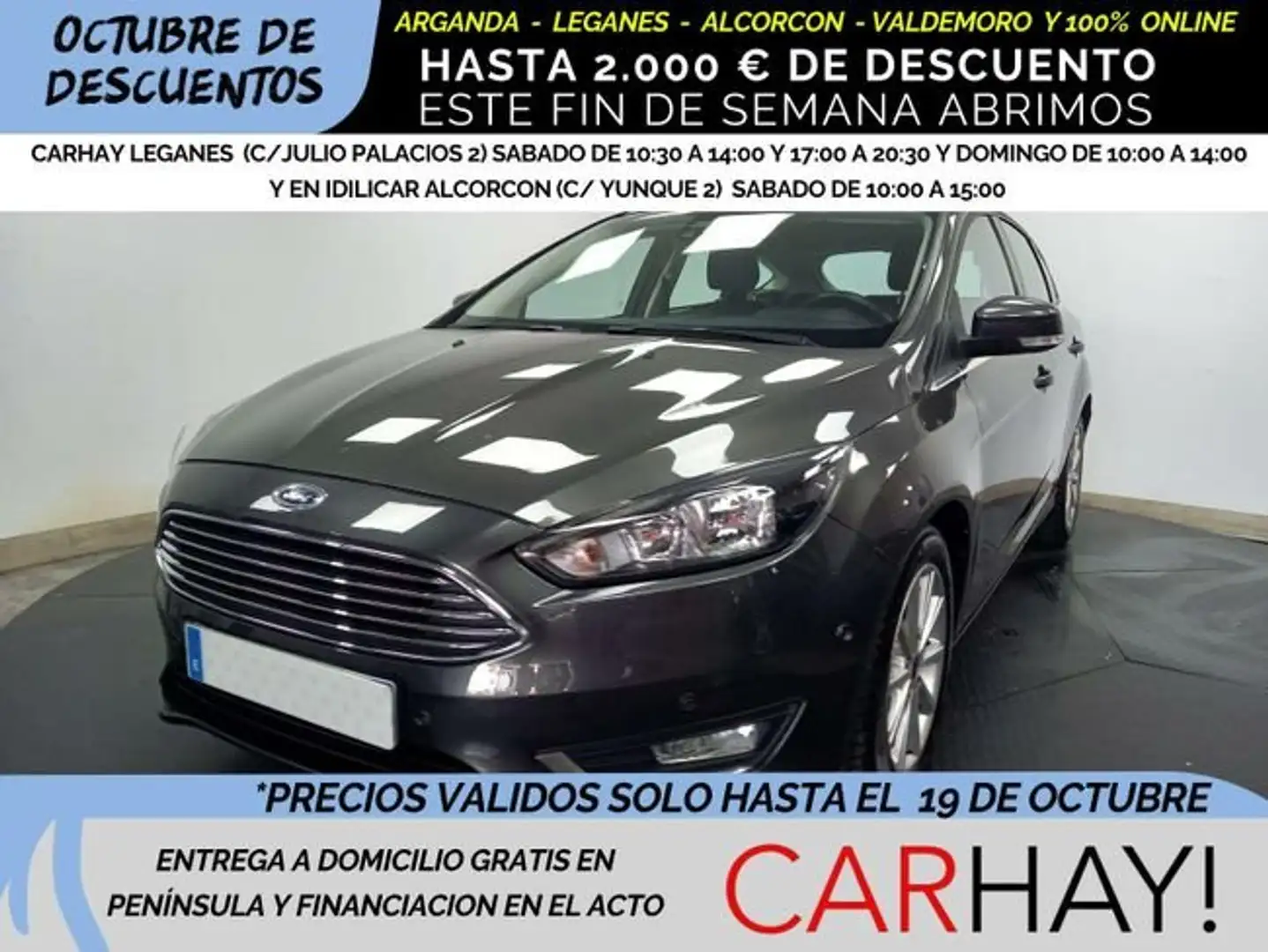 Ford Focus Sportbreak 1.0 Ecoboost MHEV Titanium Gris - 1