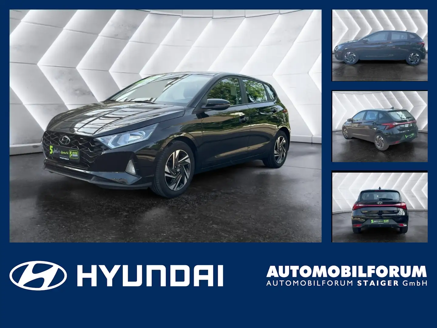 Hyundai i20 1.0 T-GDI Trend FLA SpurH LM Virtual PDC Nero - 1