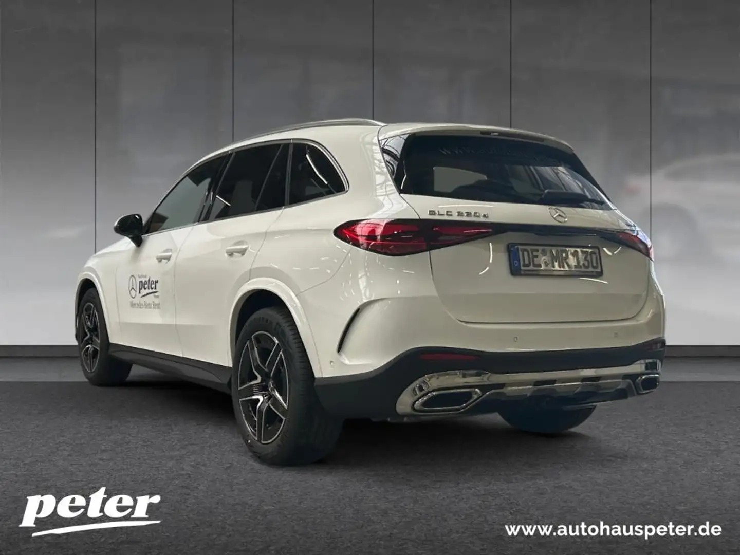 Mercedes-Benz GLC 220 d 4MATIC AMG, Panoramadach, AHV Blanc - 2