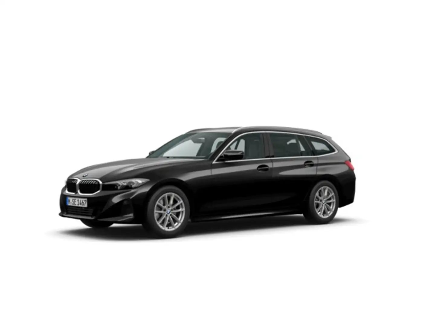 BMW 318 318dA Touring Negro - 2
