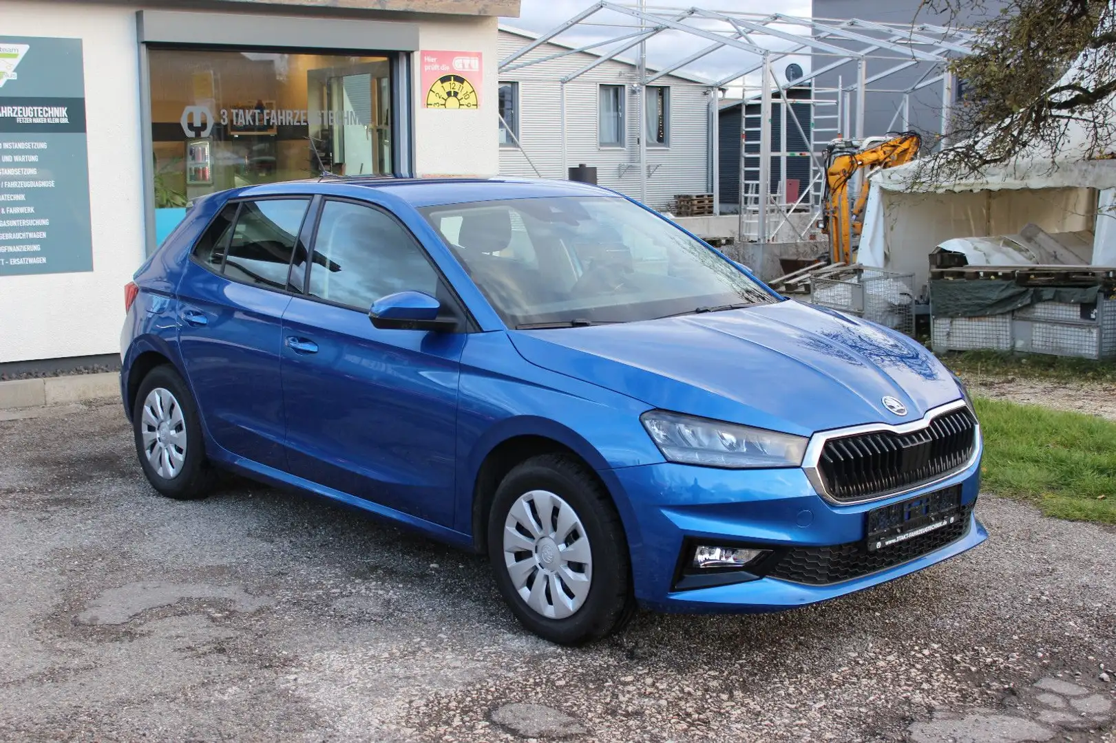 Skoda Fabia Selection+AHK+LED+5J.Garantie Bleu - 1