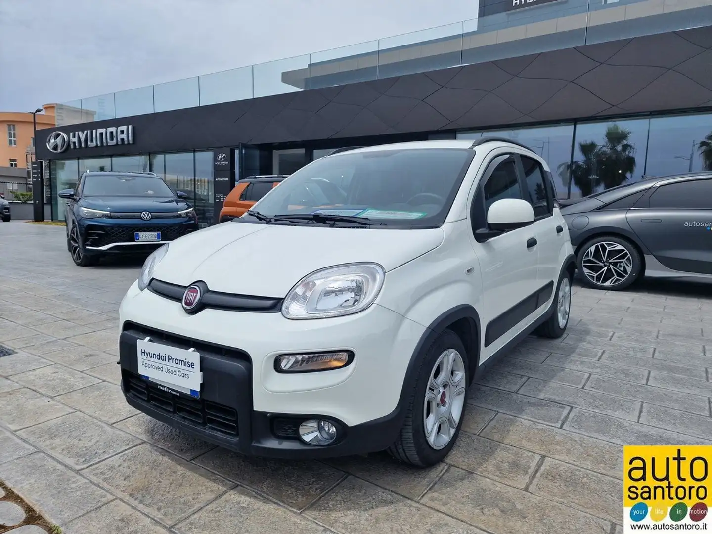 Fiat Panda 1.0 firefly hybrid City Cross s Blanc - 1