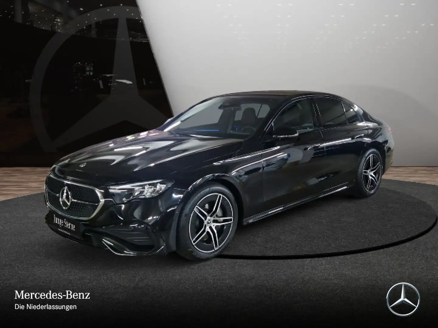 Mercedes-Benz E 220 d AMG Stdhzg Burmester Distr. LED AHK Night Schwarz - 2