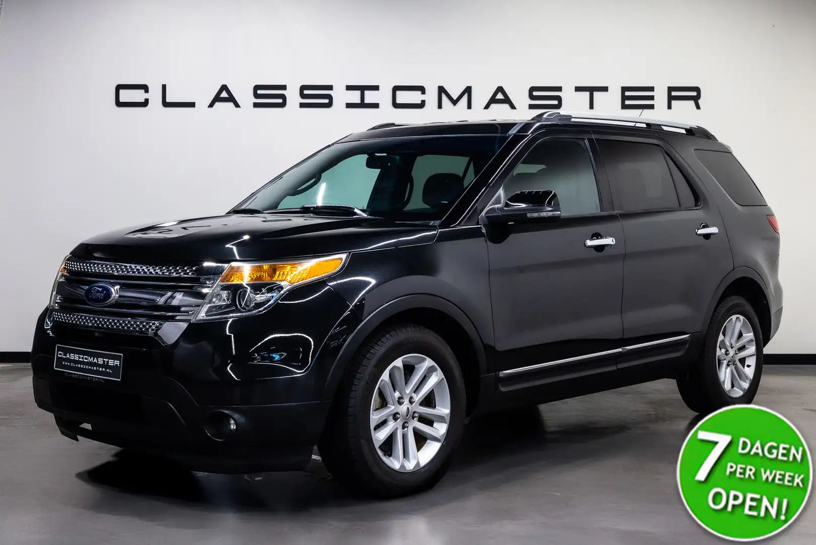 Ford Explorer XLT Ecoboost 7 Persoonsuitvoering Dealer auto Zwart - 1