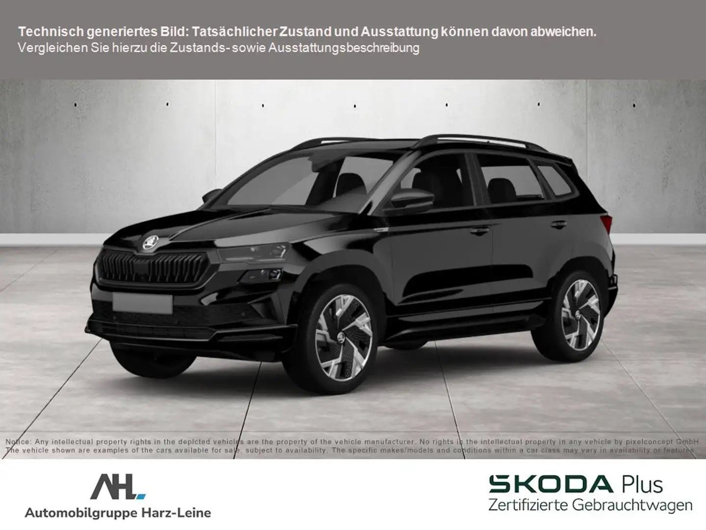 Skoda Karoq 1.5 TSI Ambition DSG LED Navi RFK PDC SHZ Nero - 1