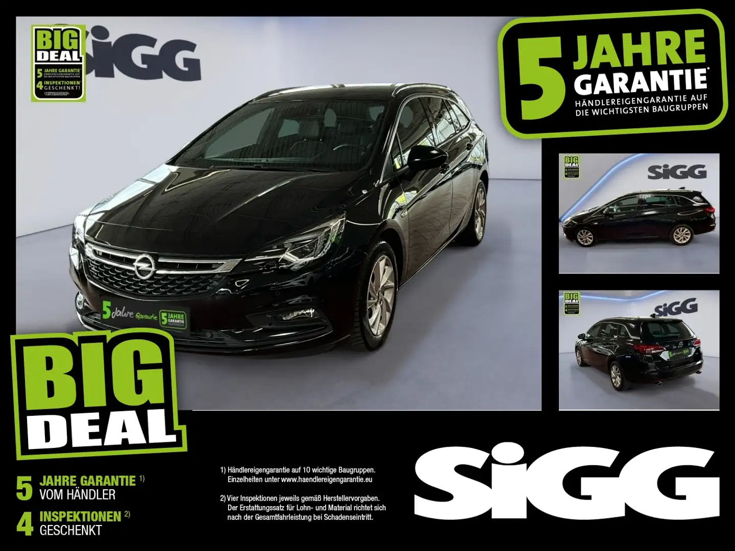 Opel Astra K Sports Tourer 1.6 Turbo INNOVATION ACC Schwarz - 1