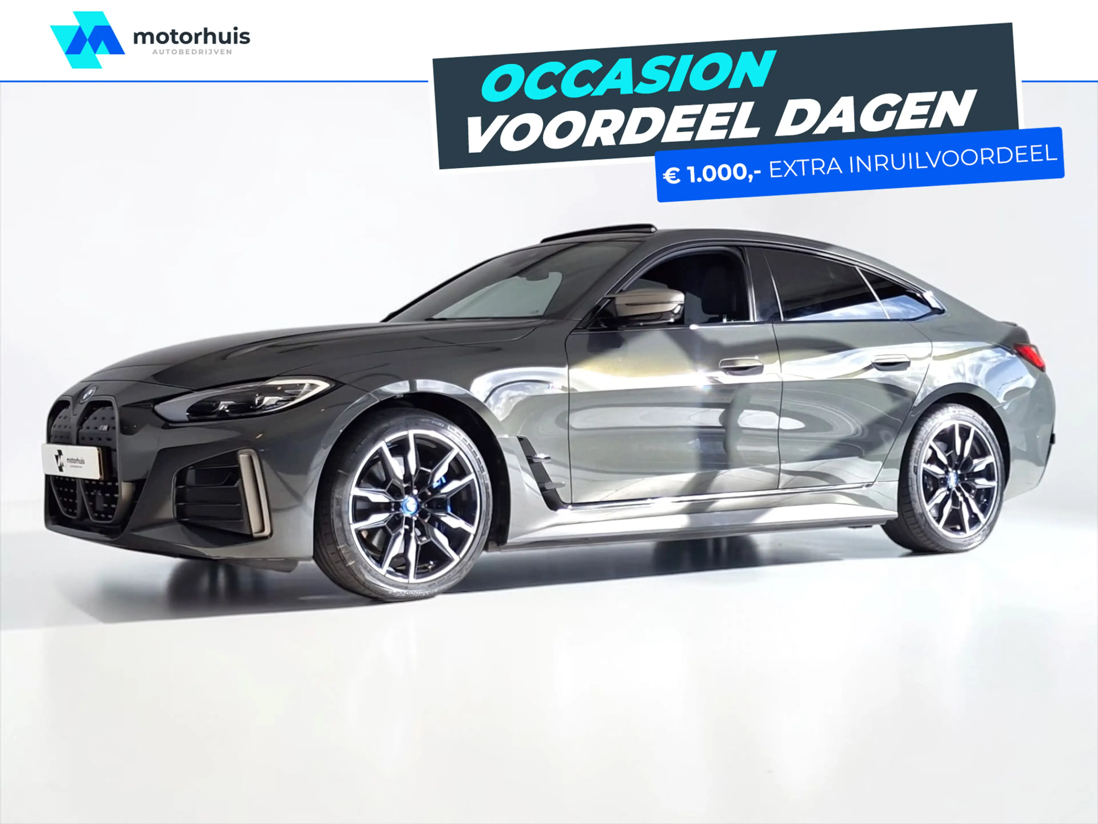BMW i4 M50 84 kWh Dravitgrau SOH 95.8% PANO LED CAMERA CA