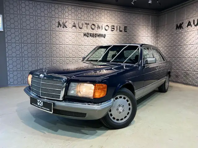 Mercedes-Benz S 280 SE W116E28*MIDNIGHT BLUE*STOFF BLUE VELOUR*KLIMA*