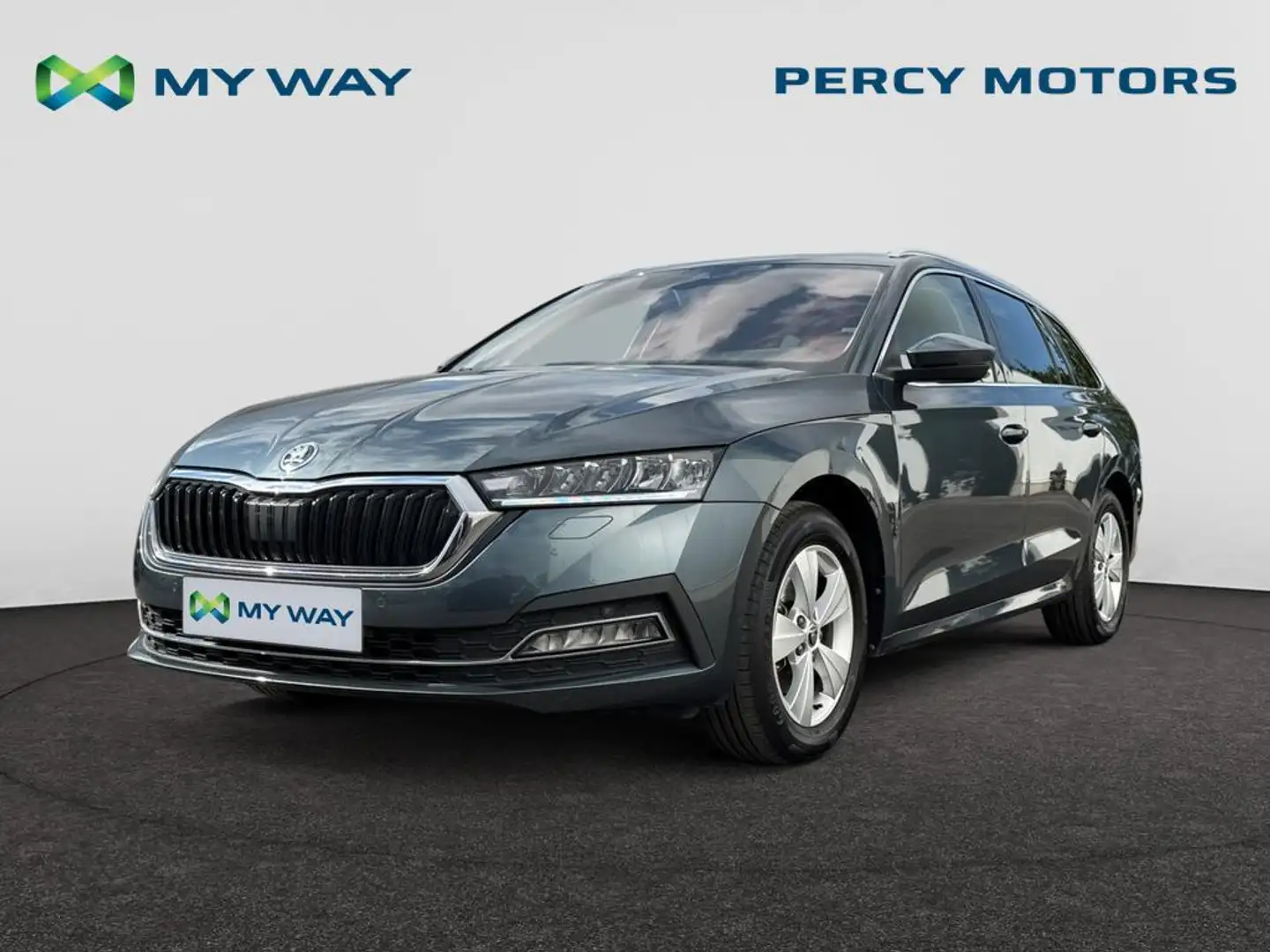 Skoda Octavia Octavia Combi Clever 1,0 TSI m-HEV 81 kW 7-speed a Grijs - 1
