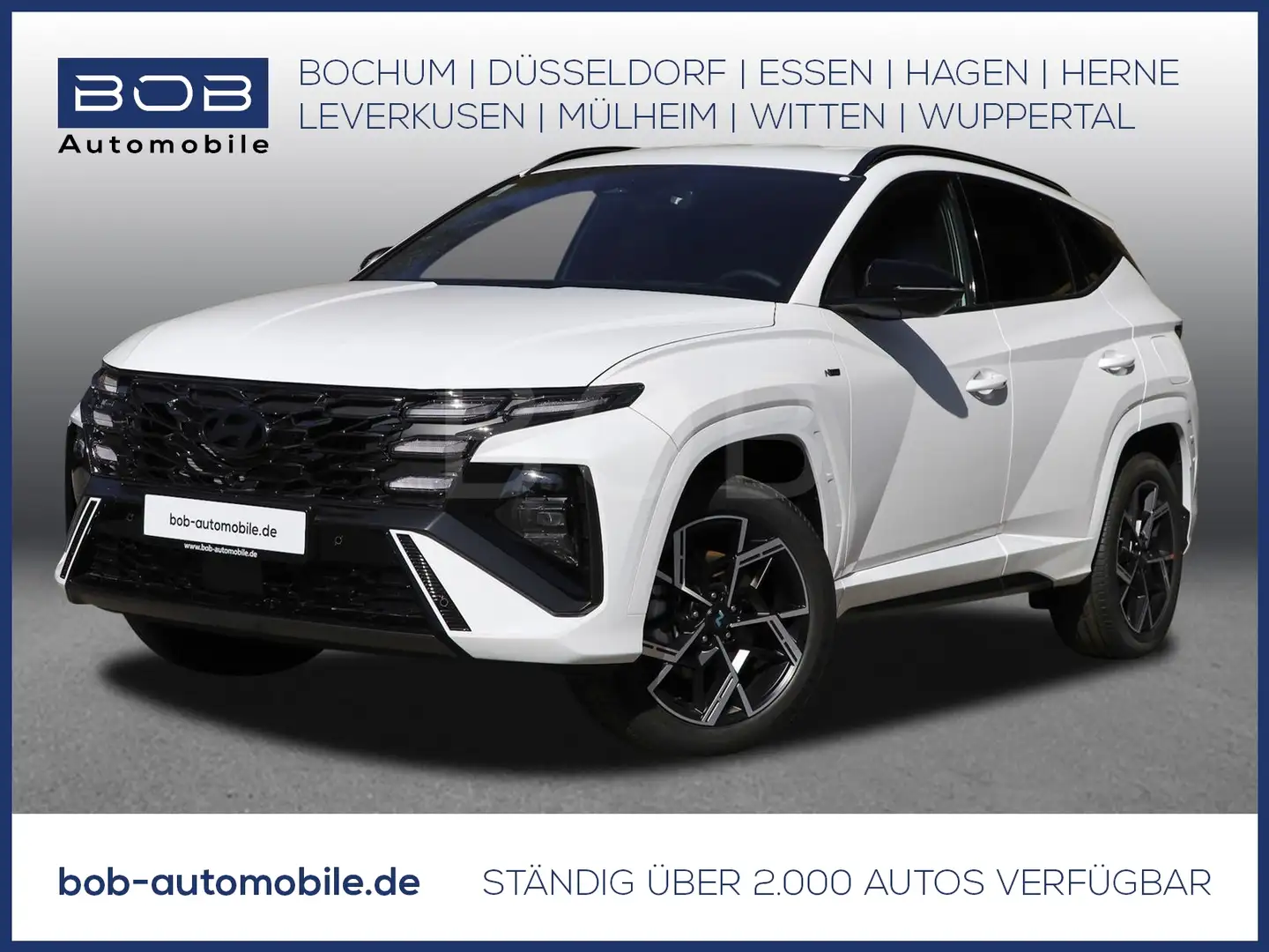 Hyundai TUCSON FL25 N LINE 1.6 T-GDI Hybrid 2WD Sitz-P. Weiß - 1