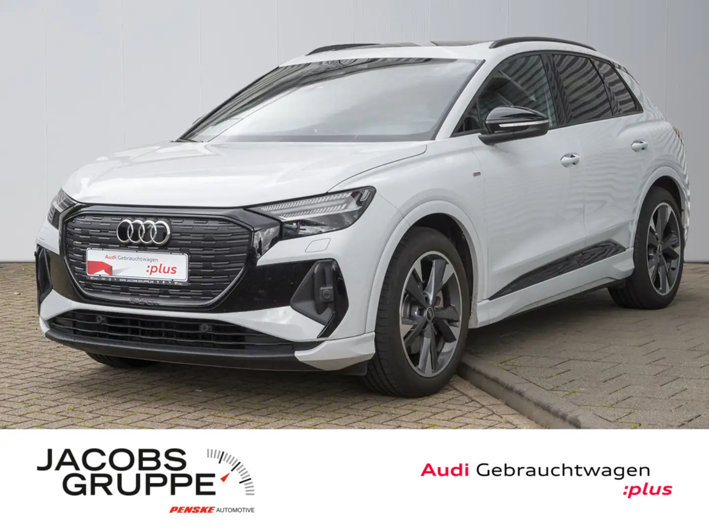 Audi Q4 e-tron Blanc - 1