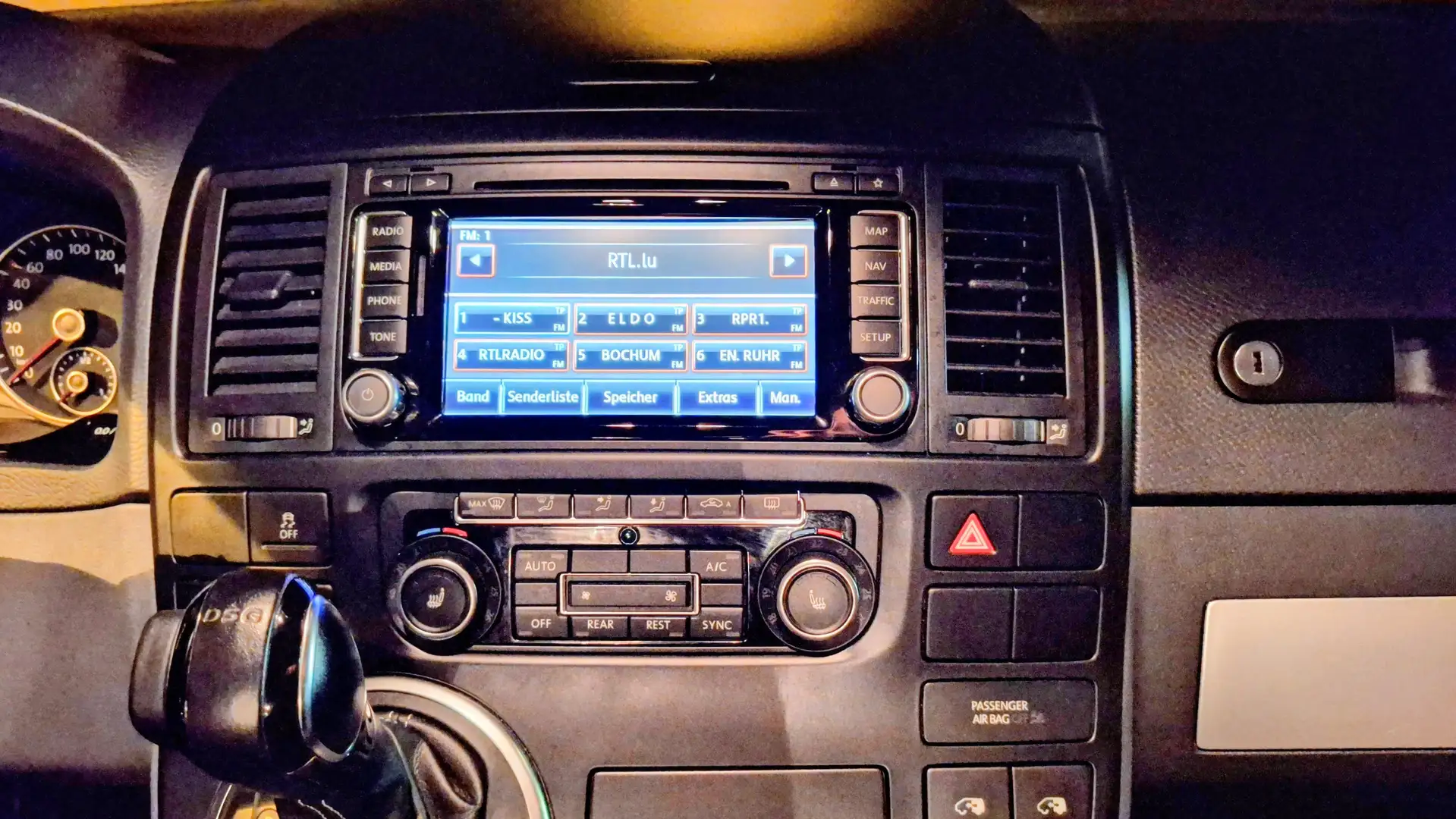 Volkswagen T5 Multivan Multivan DSG Highline Blanc - 2