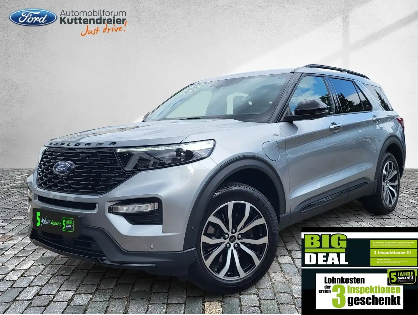 Ford Explorer ST-Line 7-Sitze Navi Kamera Glasdach LED Срібний - 1