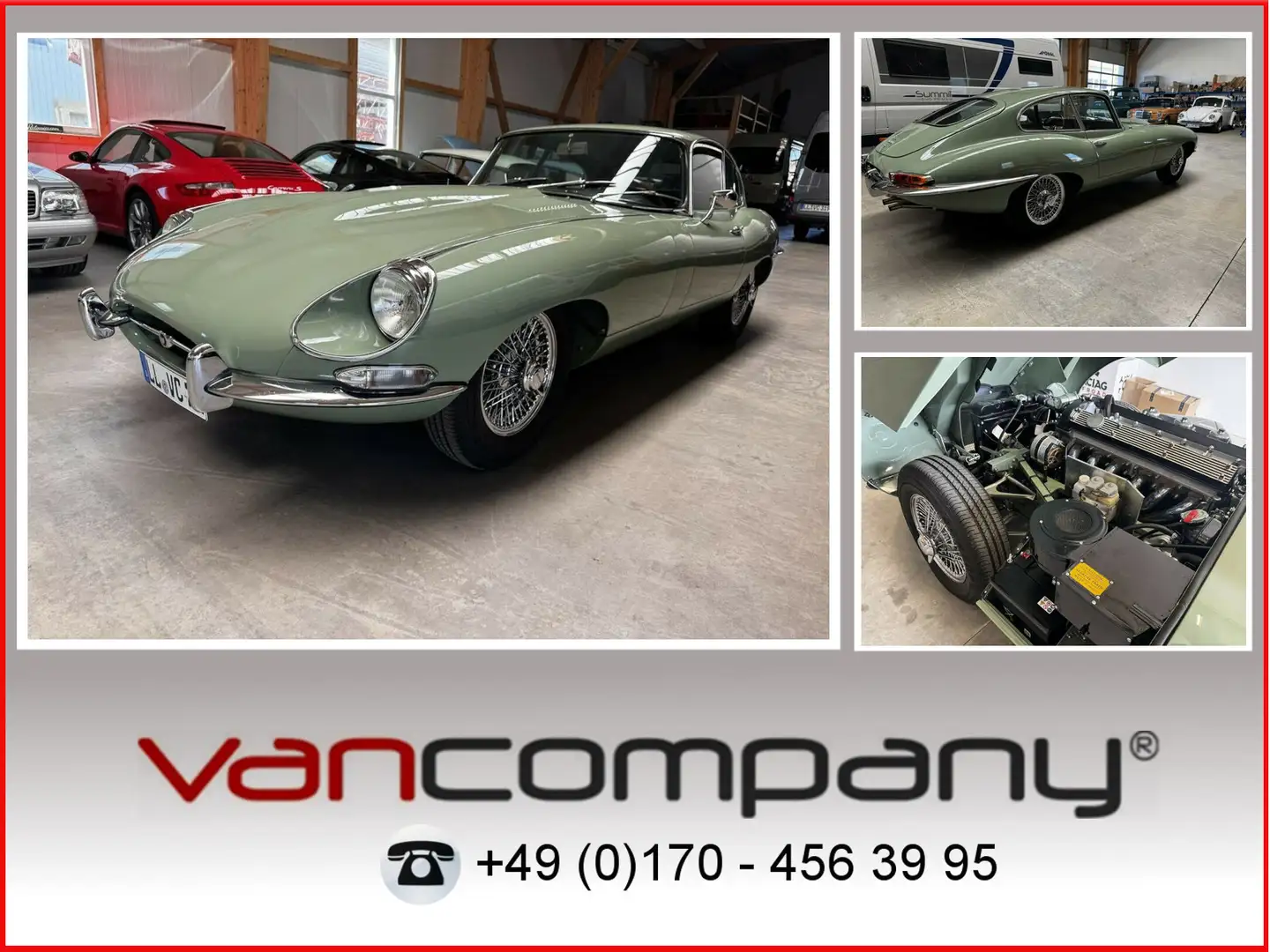 Jaguar E-Type 4.2 Litre Series 1.5 FHC makellos Grün - 1