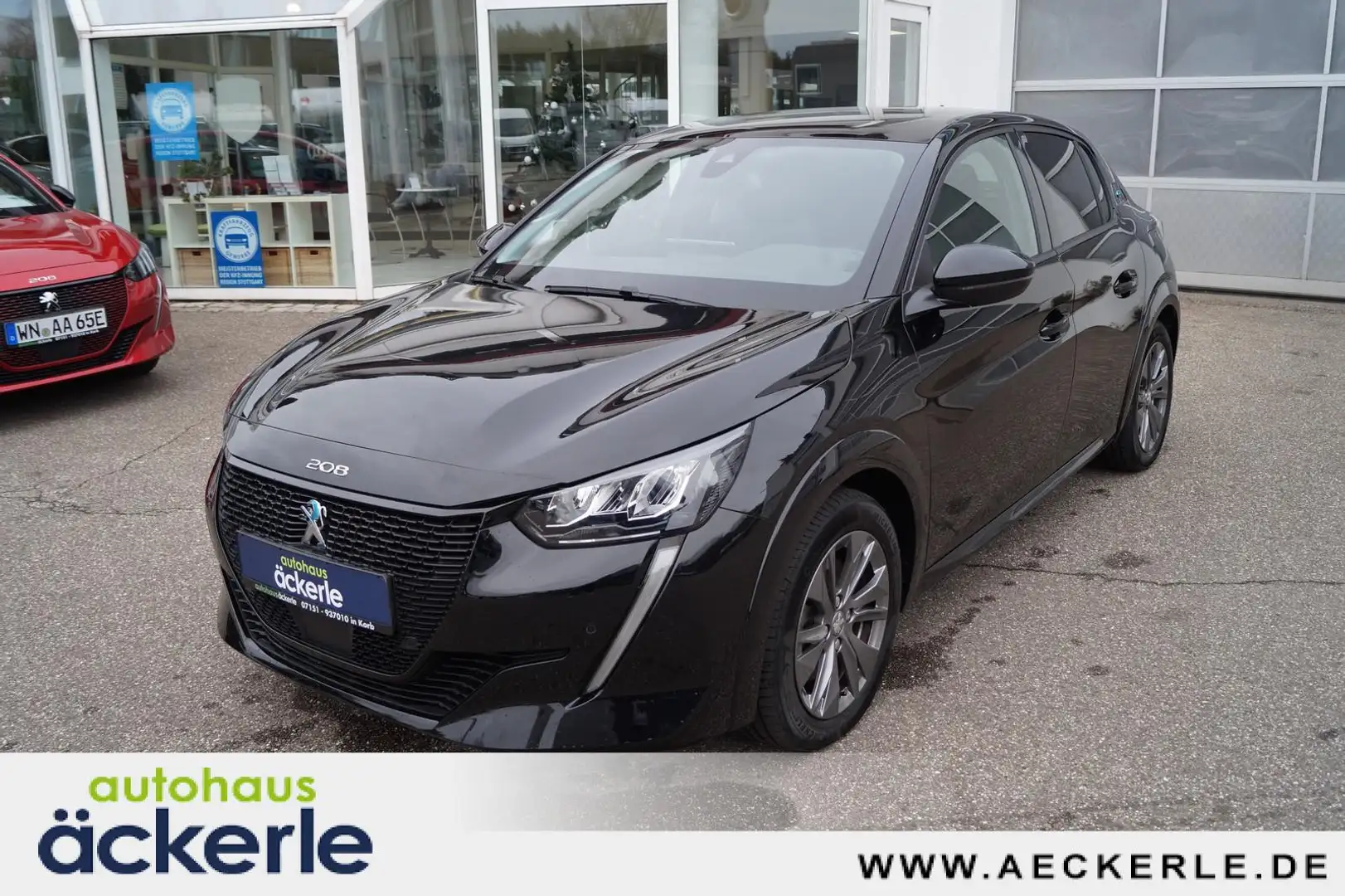 Peugeot 208 E-208 Allure 136  Pano I Batteriezertifikat I Auto Schwarz - 1