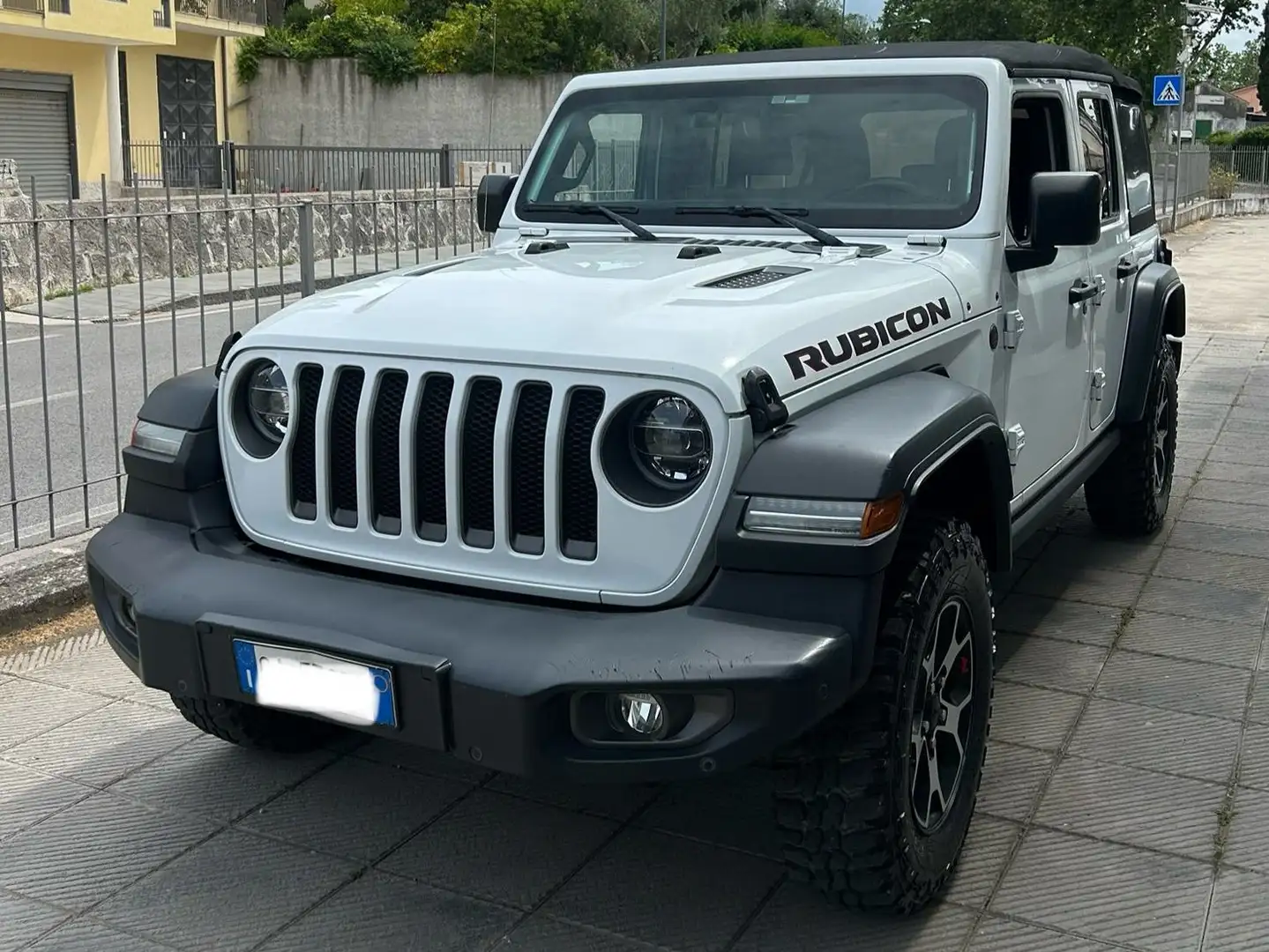 Jeep Wrangler Unlimited 2.2 mjt II Rubicon auto Weiß - 1