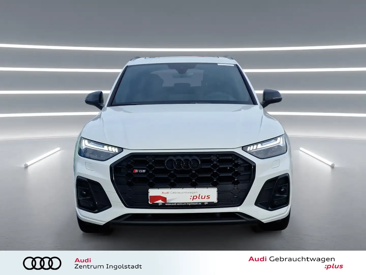 Audi SQ5 TDI tiptronic AHK PANO STHZG MATRIX Luft 21" Weiß - 2