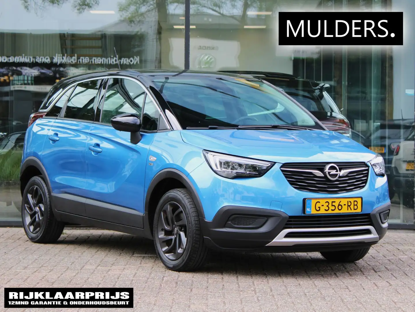 Opel Crossland X 1.2 Turbo 120 Jaar Edition | Apple Carplay / Airco Blauw - 1