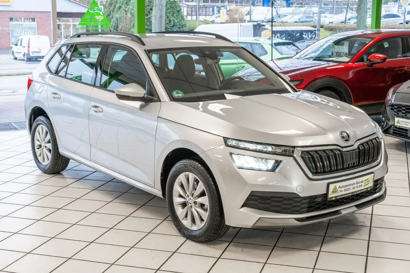 Skoda Kamiq Ambition 1.0 Benzin NUR 8.500 km 1.Hand Zilver - 1