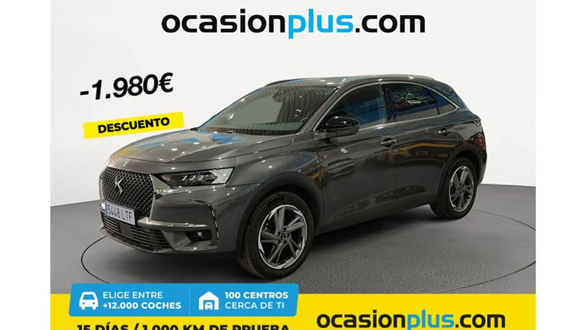 DS Automobiles DS 7 Crossback 2.0BlueHDi So Chic Aut. Gris - 1