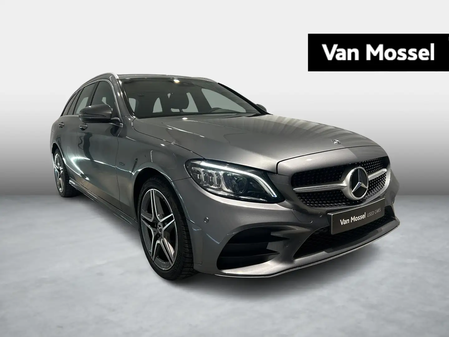 Mercedes-Benz C 300 Break 300e AMG LINE + CARPLAY + SFEERVERLICHTING + Grijs - 1