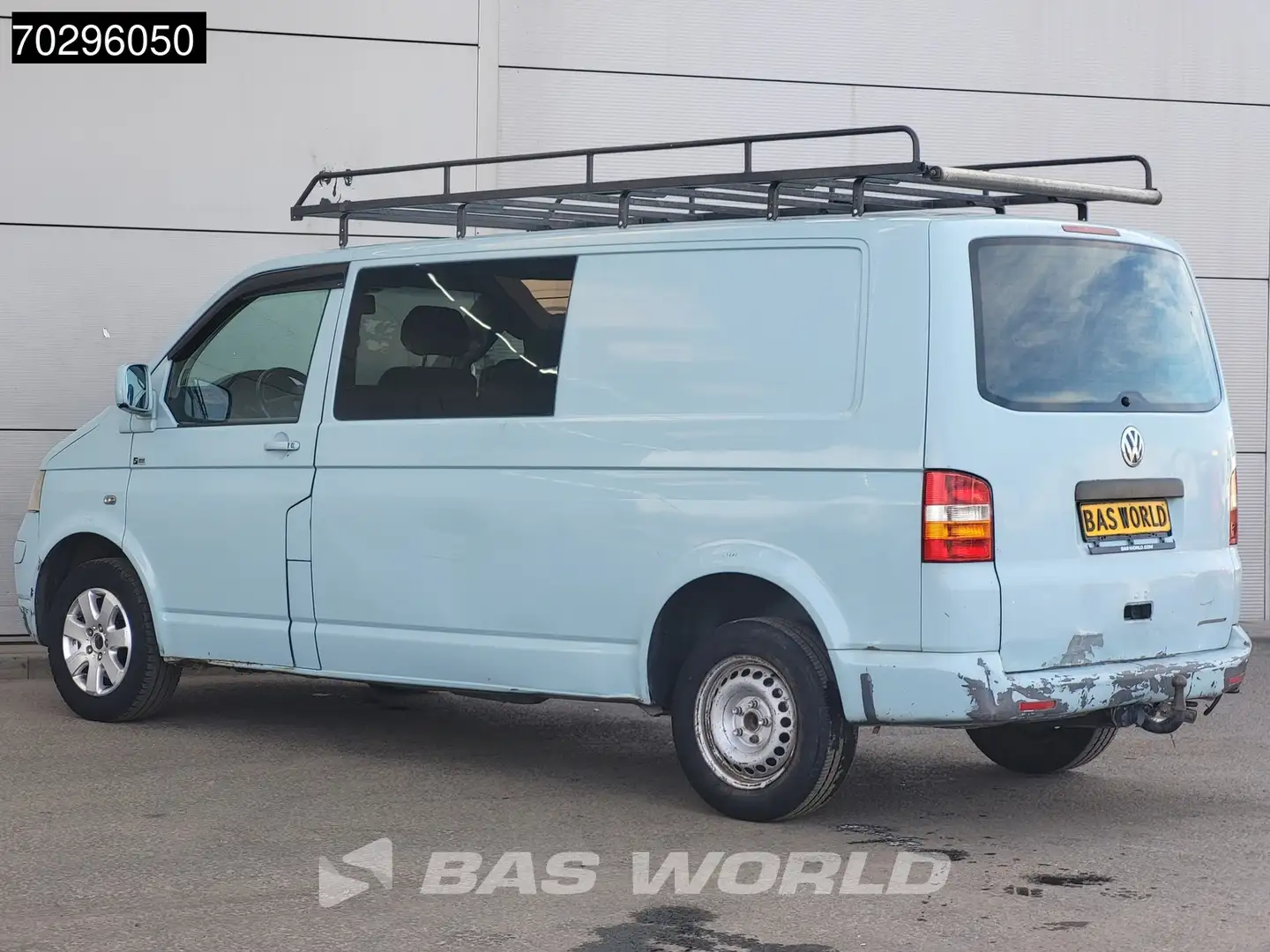Volkswagen Transporter 174pk Dubbel Cabine L2H1 Trekhaak Airco Imperiaal Blauw - 2