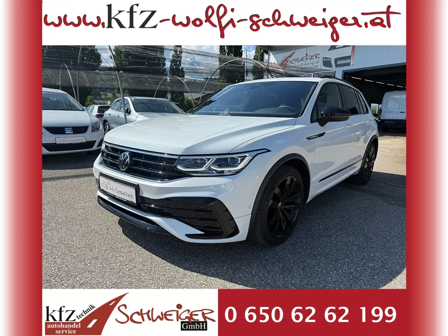 Volkswagen Tiguan 2,0 TDI 4Motion R-Line DSG Weiß - 1