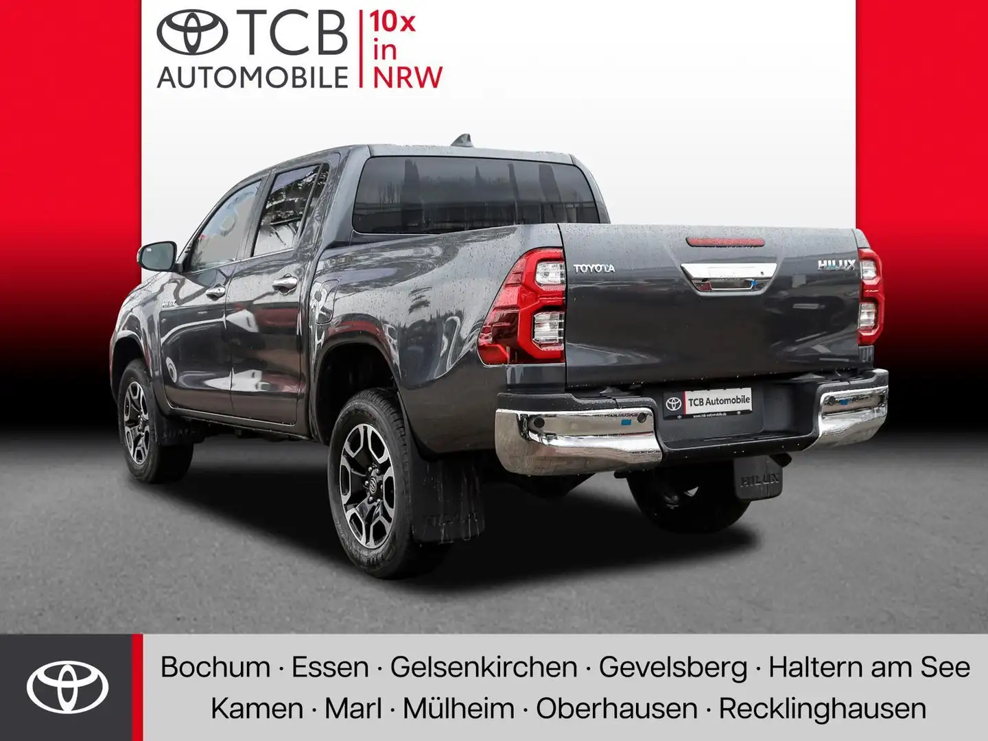 Toyota Hilux 2.8 D-4D Double Cab Executive 4x4 NAVI SHZ ALU KLIMA BT ANDROID APPLE Gri - 2