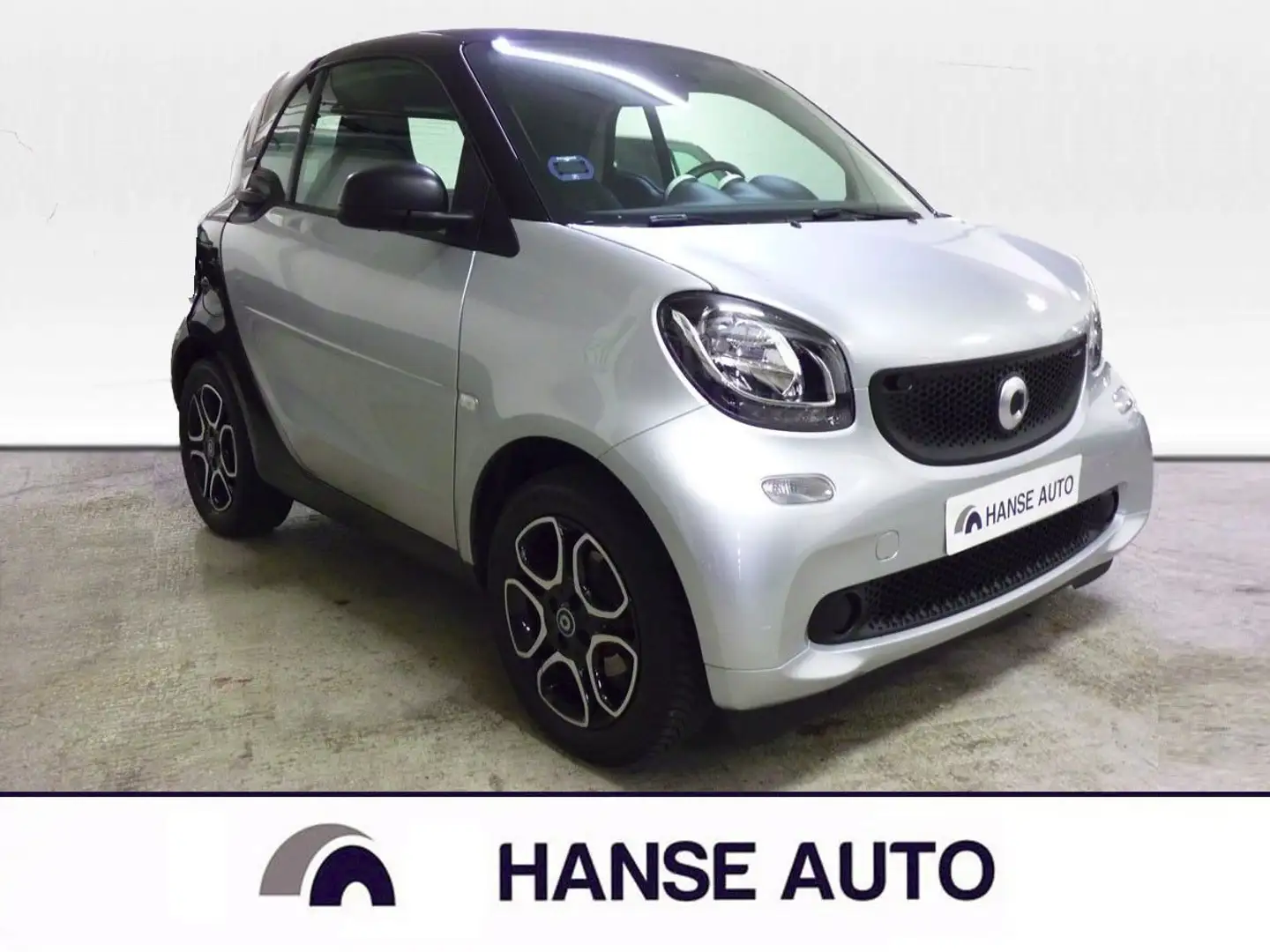 smart forTwo coupé 1.0 52kW-AUT.-Klima-Sitzhzg.-Alu- Silber - 1