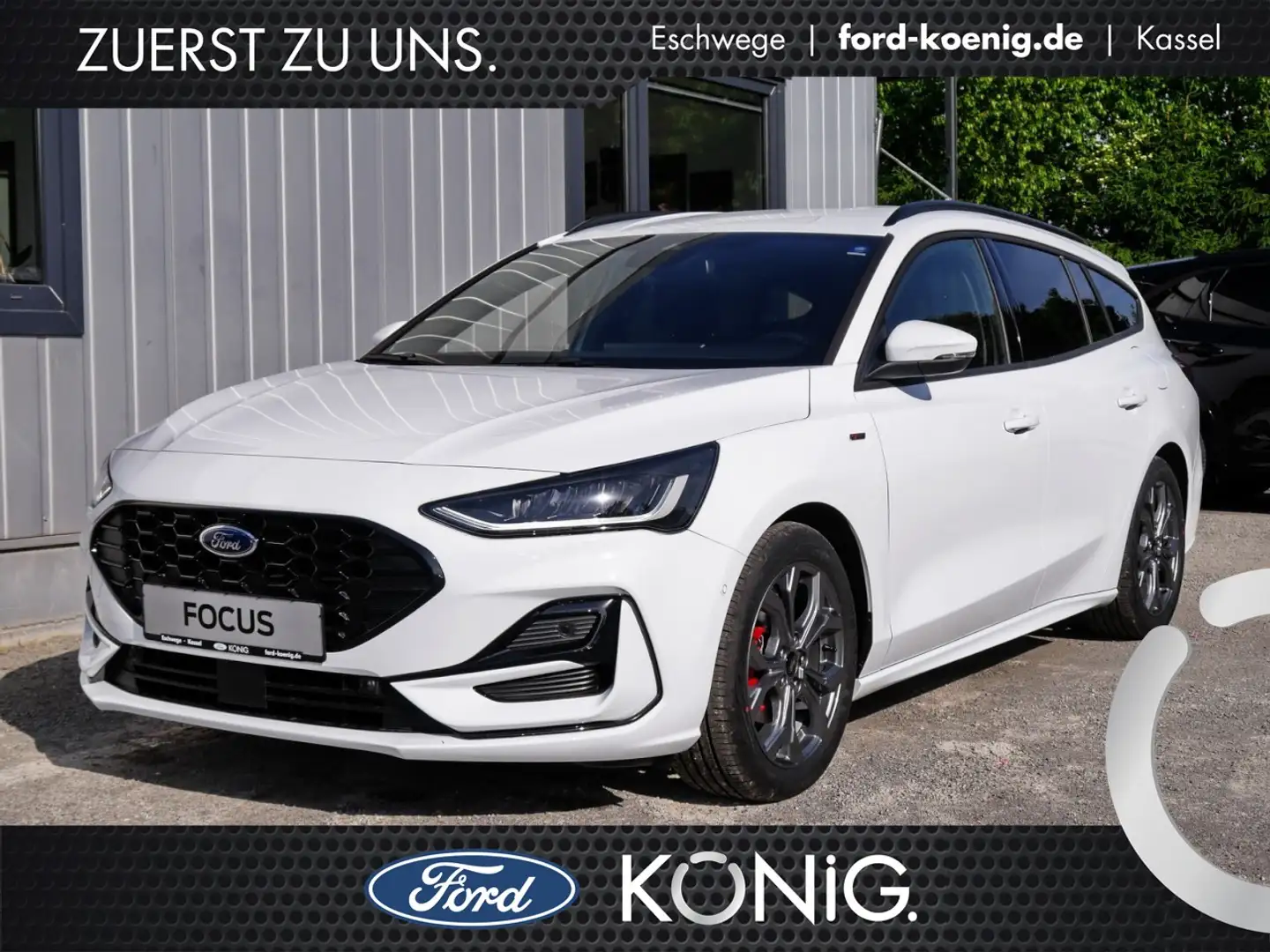 Ford Focus ST-Line MildHybrid ACC+Kamera+ParkAssist Klima Weiß - 1