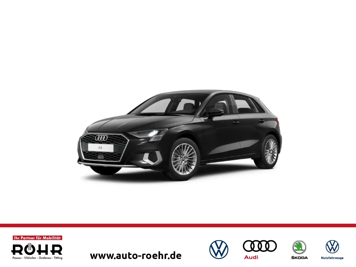 Audi A3 Sportback advanced (DAB.PDC.SHZ.GRA) 35 TFSI Schwarz - 1