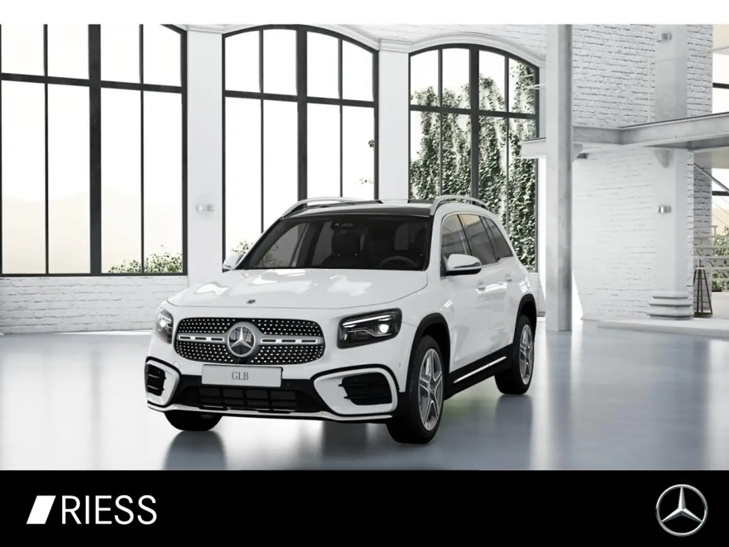 Mercedes-Benz GLB 220 d 4M AMG Sport Pano AHK 7 Sitzer Standhe Weiß - 1