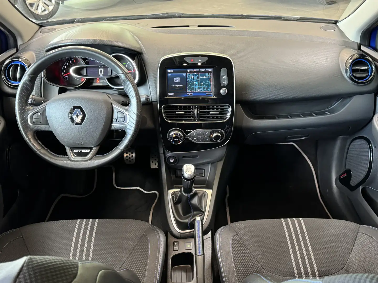 Renault Clio 0.9 TCe 90pk, 2019, GT-Line, R-link, Clima, 17 inc Blauw - 2