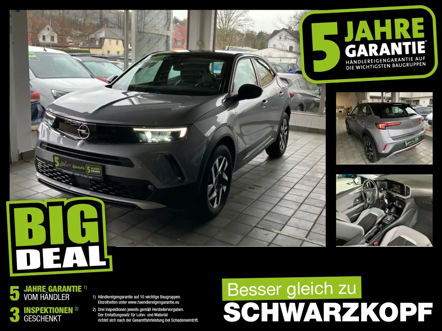 Opel Mokka 1.2T Fin. ab 2,99 % Lenkradheizung Grau - 1