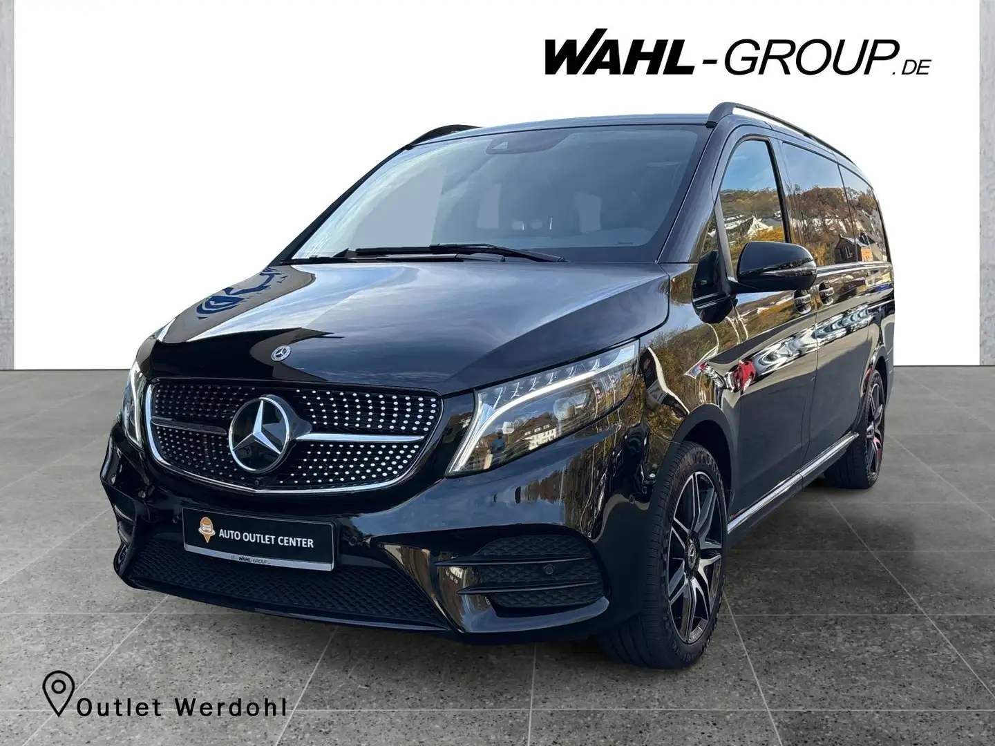 Mercedes-Benz V 300 EXCLUSIVE 4MATIC LANG 6-SITZER*AMG-PAKET*PANO DACH Schwarz - 1