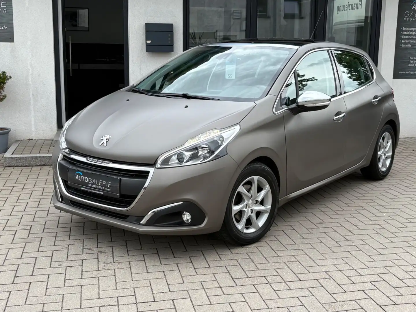 Peugeot 208 Active°Klima°Pano°Tempo°SHZ°PDC°8F-Bereift Grau - 1