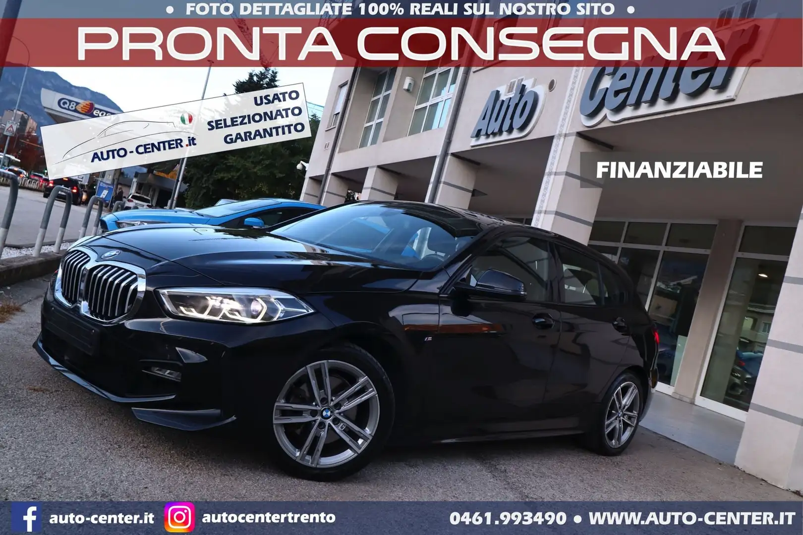 BMW 118 118i Aut 5p Msport M-sport Schwarz - 1