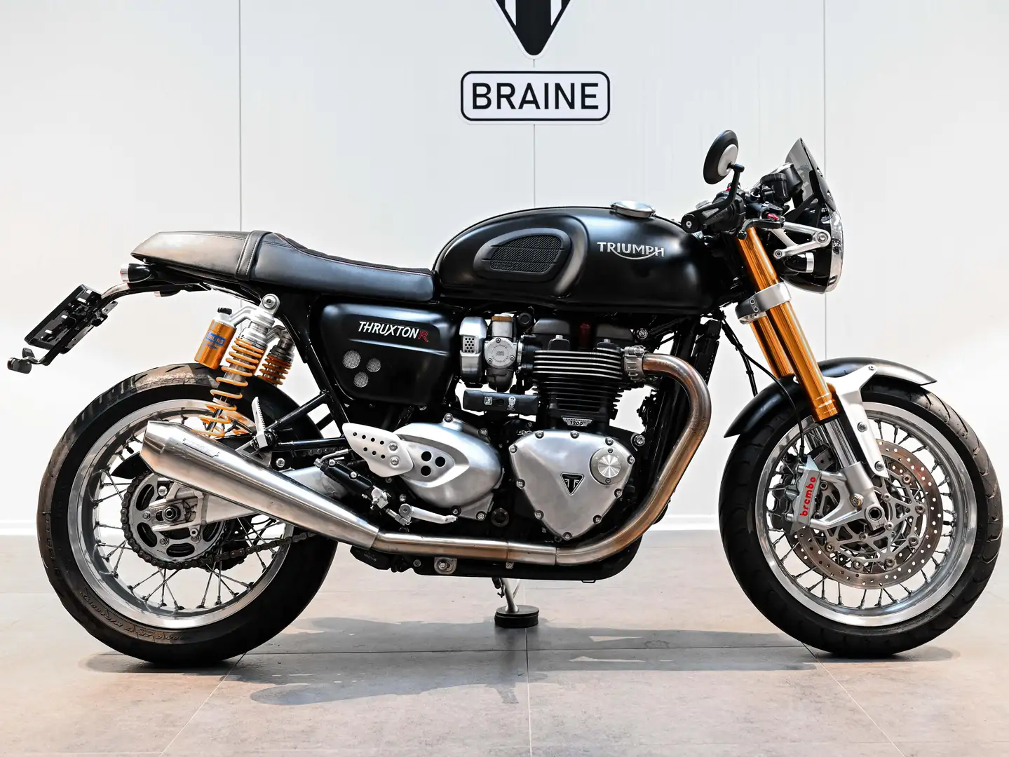 Triumph Thruxton 1200 R - 1 An de Garantie Negro - 1