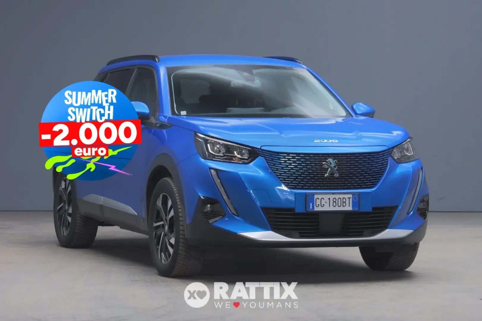 Peugeot e-2008 motore elettrico 100kW Allure Pack Синій - 1