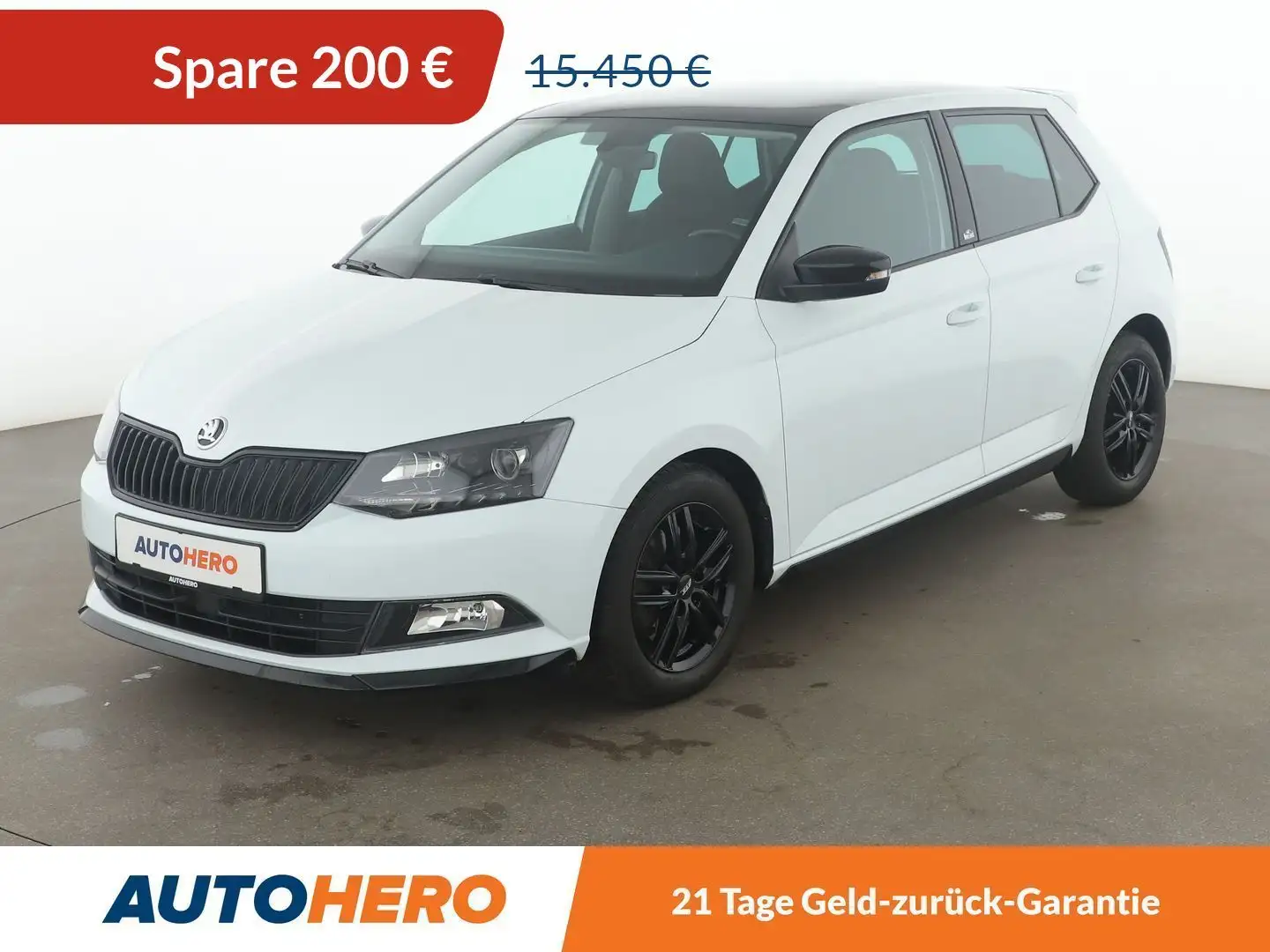 Skoda Fabia 1.4 TDI Monte Carlo *NAVI*TEMPO*CAM*PDC*SHZ* Weiß - 1