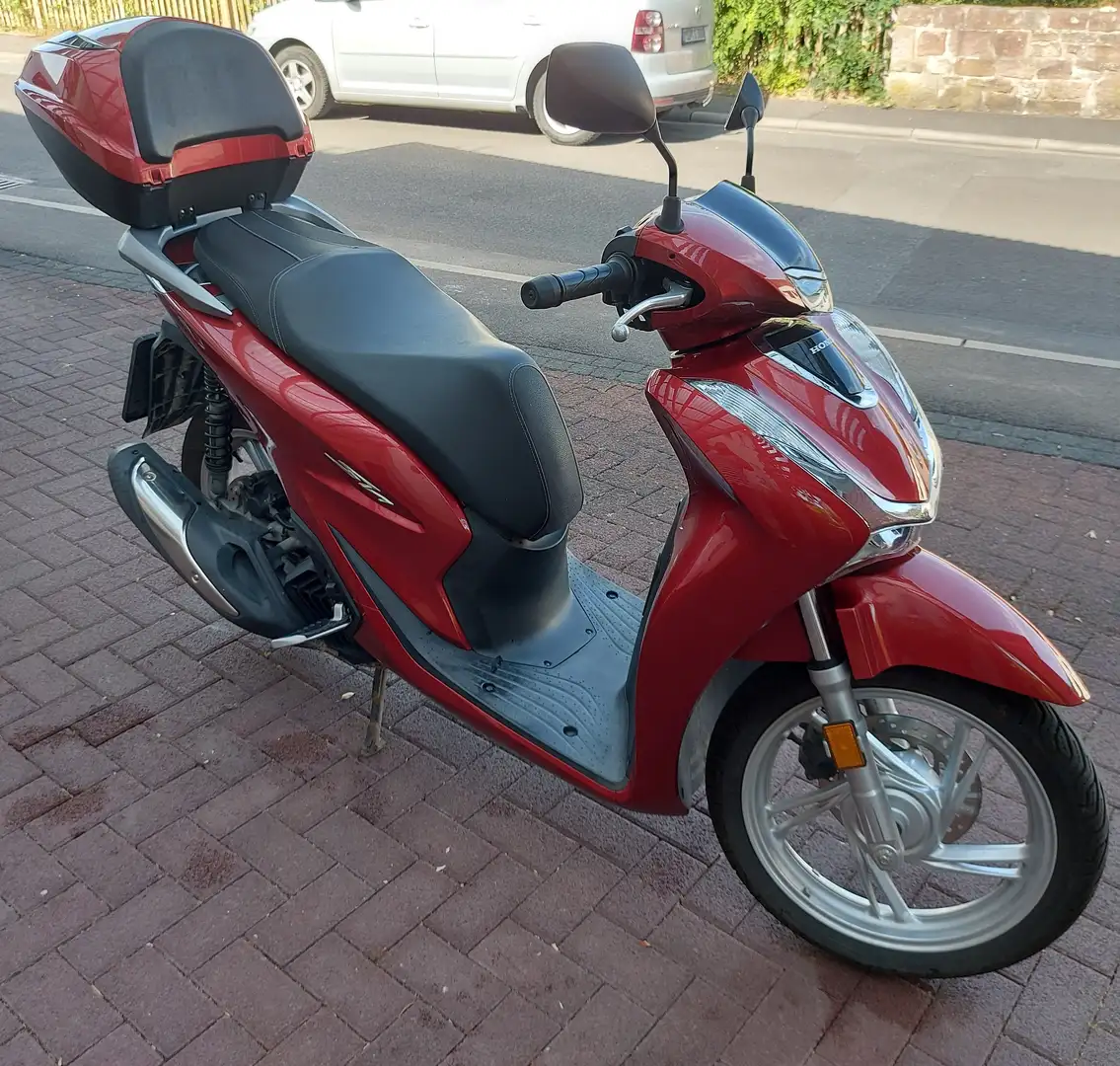 Honda SH 125 ADL, R369 Pearl Splendor Red Rood - 2