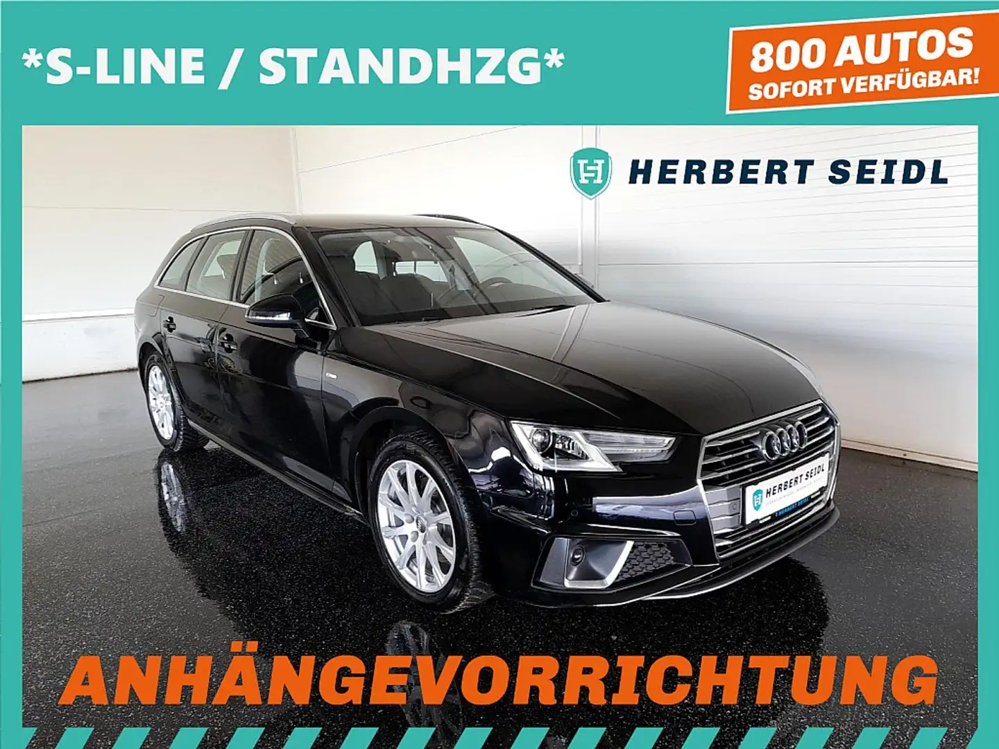 Audi A4 Avant S-Line 2,0 TDI S-tr. *STANDHEIZUNG / AHV ... Schwarz - 1