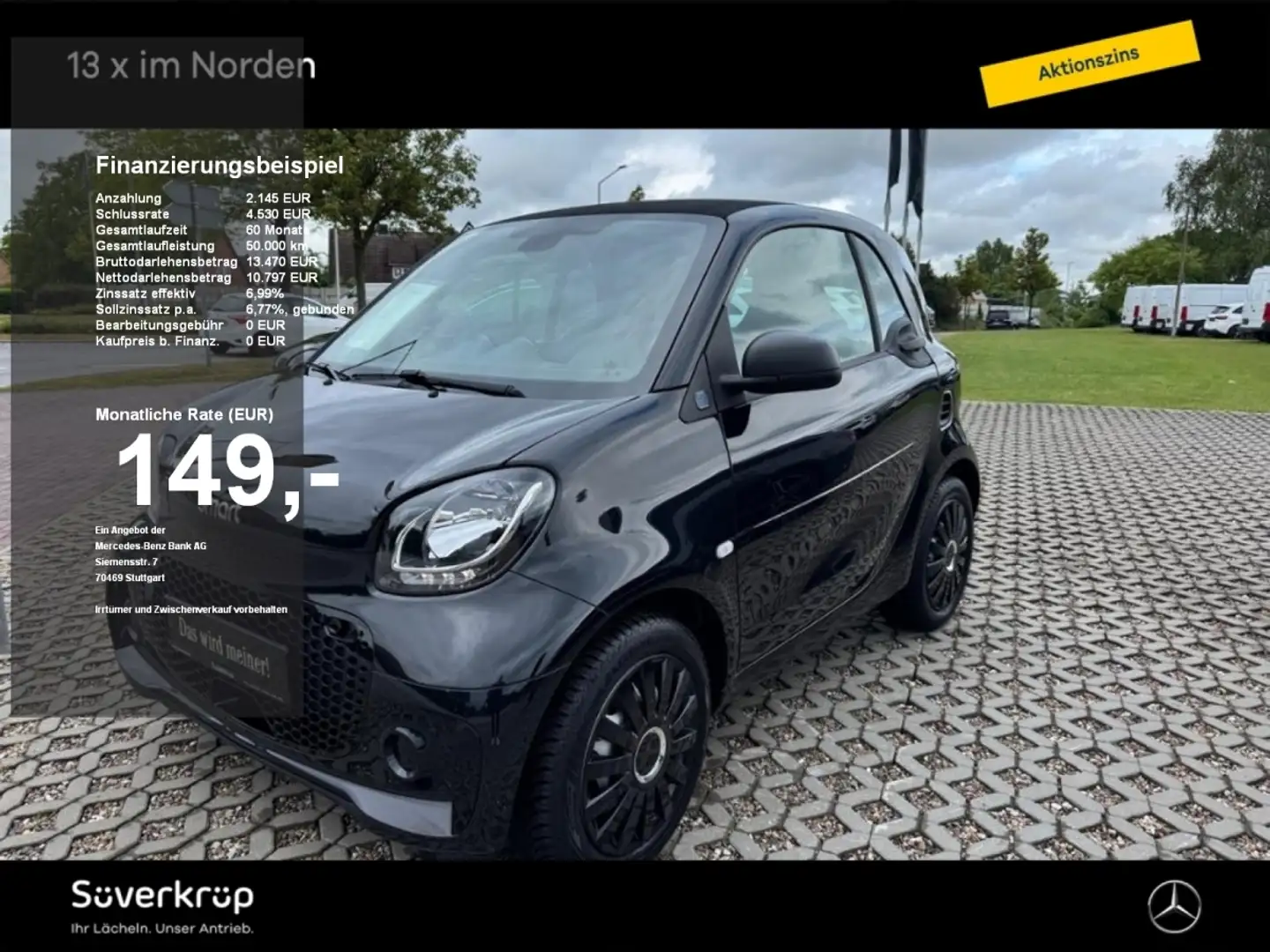 smart forTwo EQ   22KW SHZ Schwarz - 1