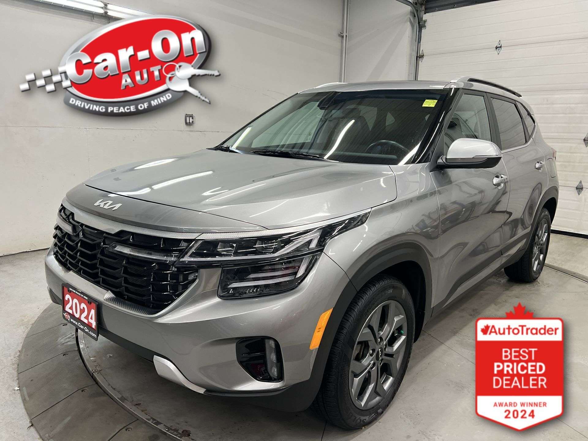 Gray 2024 Kia Seltos All-Wheel Drive Automatic